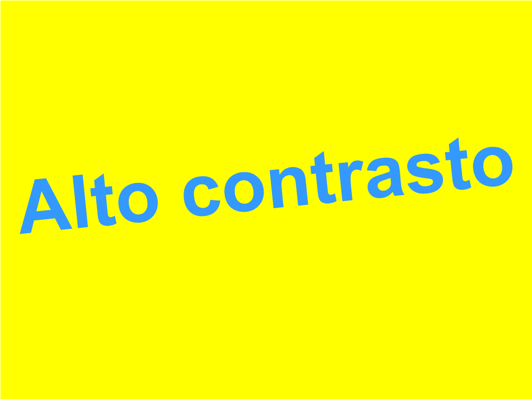 Alto contrasto giallo blu