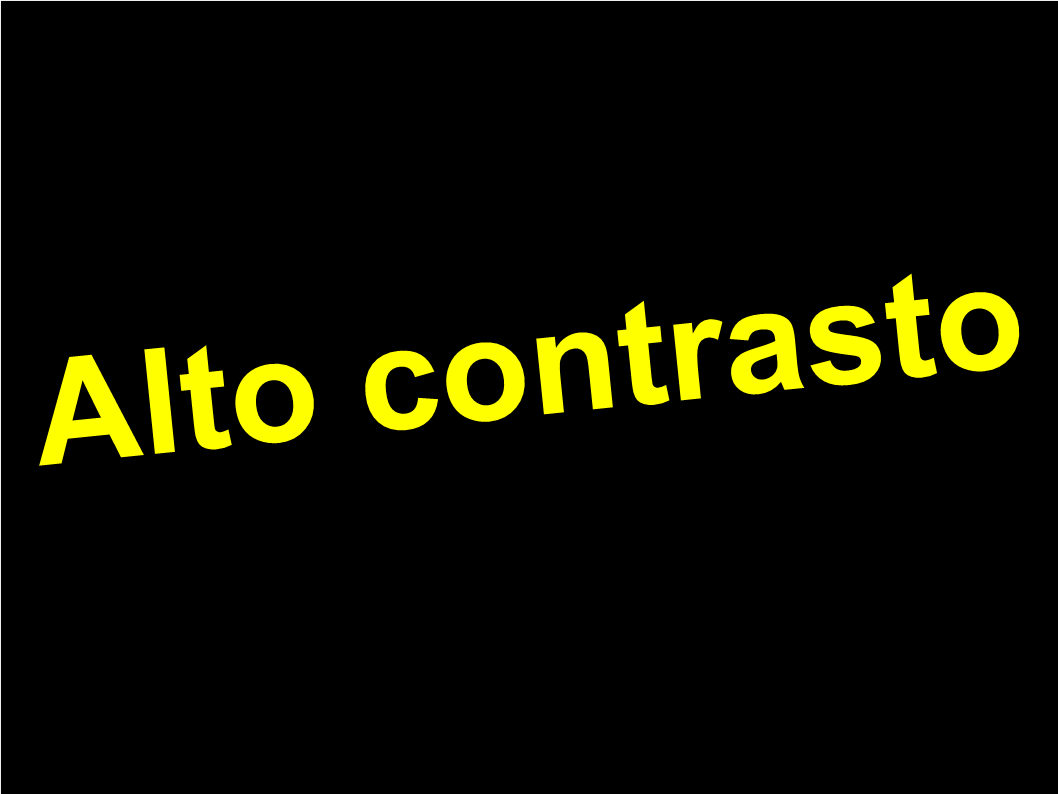 Alto contrasto nero giallo