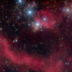 fotografia della cintura di Orione a grande campo di Marco Lorenzi